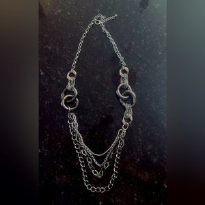 Chunky layered statement necklace